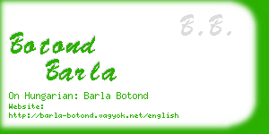 botond barla business card